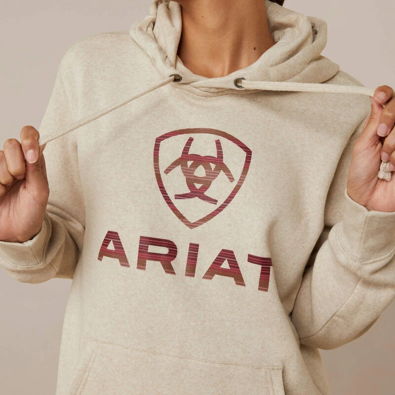 Ariat REAL Ombre Shield Hoodie For Ladies - Image 2
