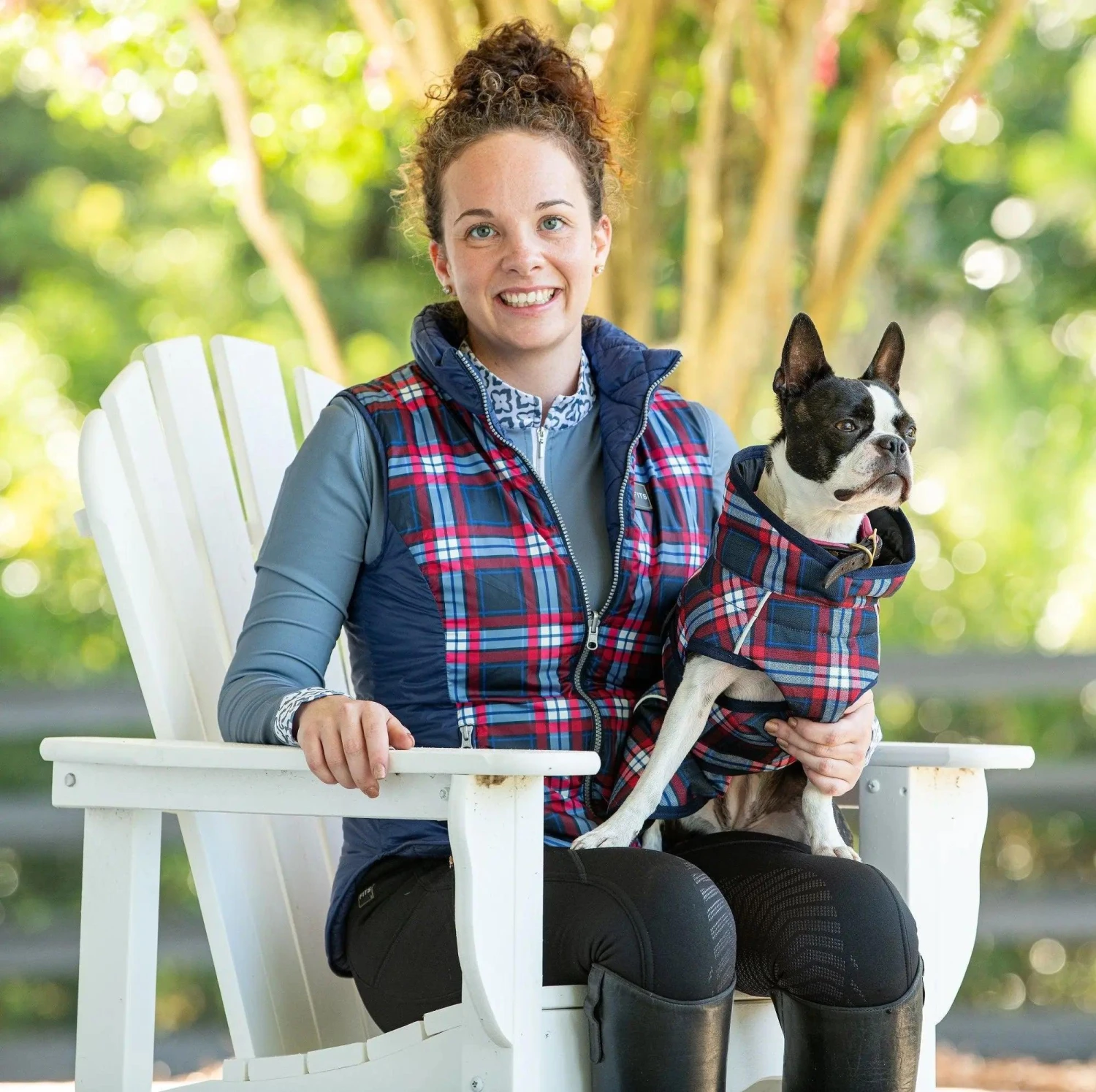 Fits Everly Reversible Vest Navy Red - Image 3