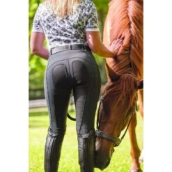 Fits Performax Pull On Full Seat Breeches With Black Leather