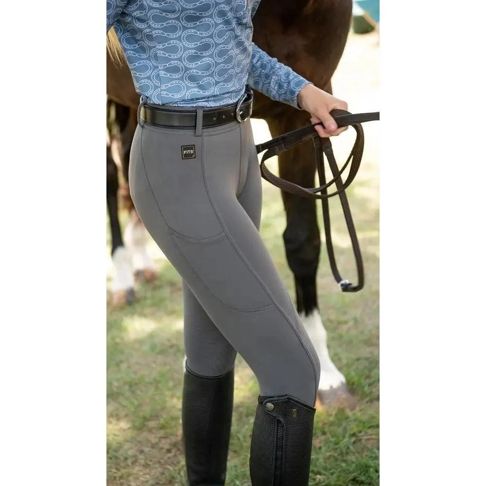 Fits Riding Tech Tread Full Summer Breech Pull On With 2 Pockets - Image 3