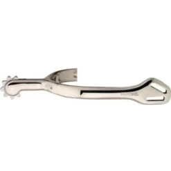 Herm. Sprenger Balkenhol Spurs For Men With Balkenhol Fastening - German Silver Highly Polished, 40 Mm Rounded