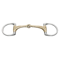 Herm. Sprenger Dynamic RS Eggbutt Bit With D-shaped Rings 16 Mm Single Jointed 40408