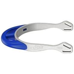 Herm. Sprenger FairRider Spurs - Aluminium, 25mm Neck Blue Thin Rounded 47623