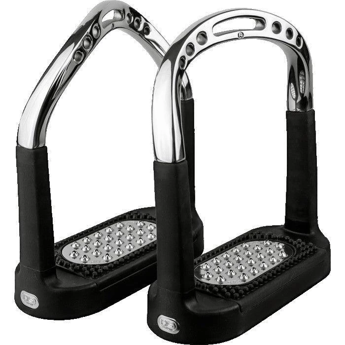Herm. Sprenger Flexcite Grip Stirrups, Stainless Steel, 120 Mm