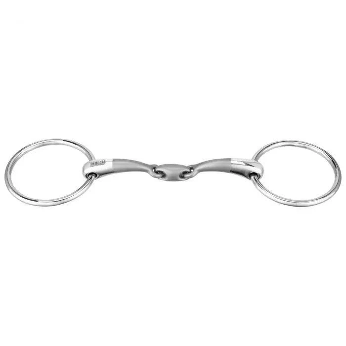Herm. Sprenger SATINOX Loose Ring Snaffle 14 Mm Double Jointed - Stainless Steel 40464