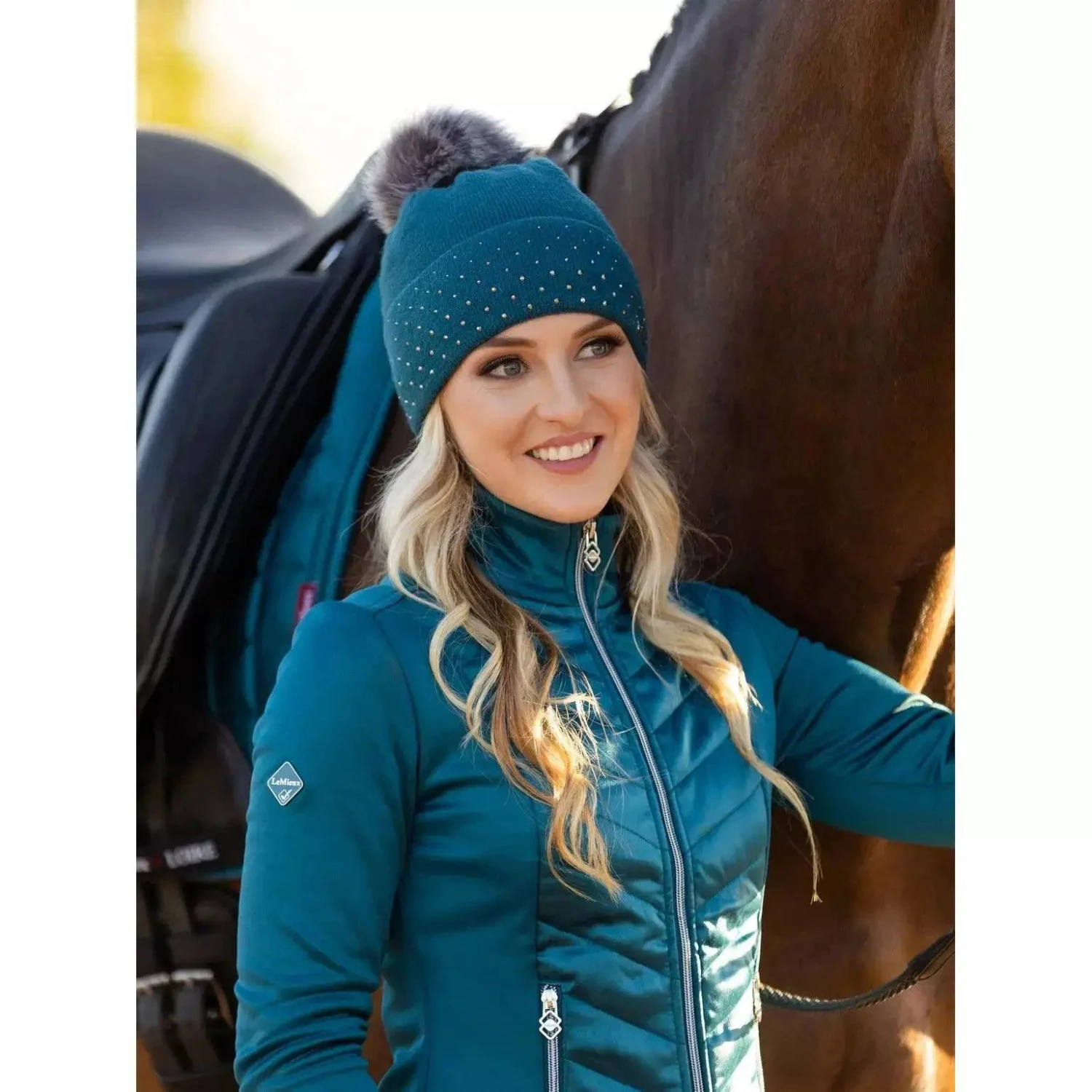 LeMieux Sparkle Beanie Hat - Image 2