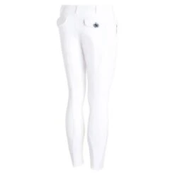 Montar Men White Breeches Fullskin