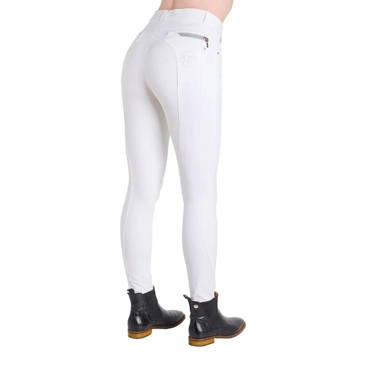 Montar Nova White Classic Fullgrip Breeches - Image 2