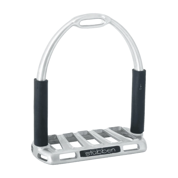 Stübben 1208 Flexi-Grip Stirrup, Stainless Steel Matt
