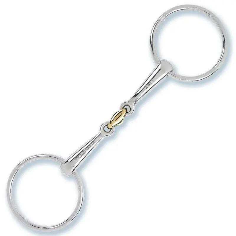 Stübben 2 In 1 Loose Ring Snaffle Double Broken 2233