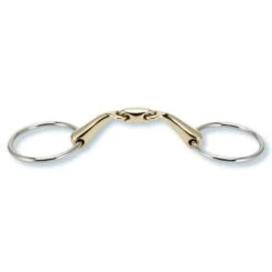 Stübben Anatomic Loose Ring Snaffle Double Broken Sweet Copper 2223