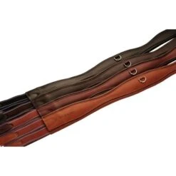 Stübben Leather Girth Long Overlay With Both Elastic Ends
