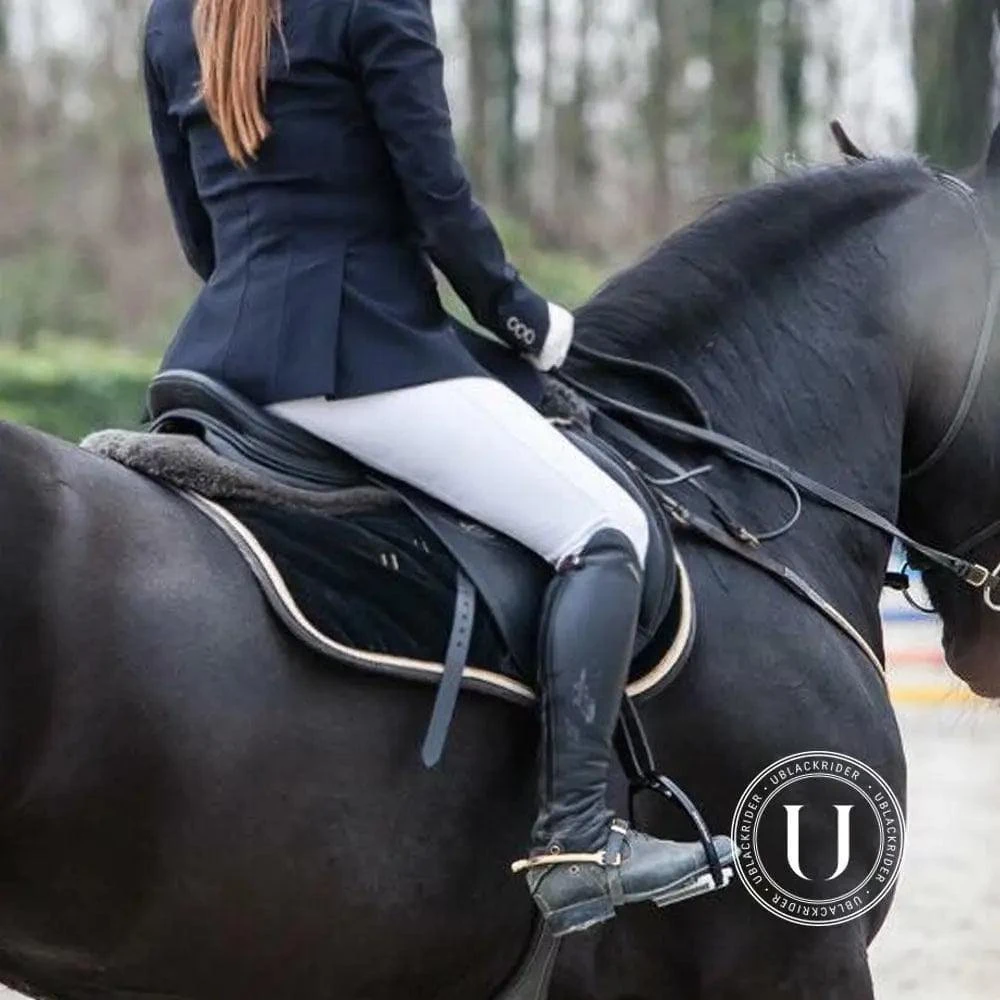 U-black Black Gold Collection Saddle Pad - Image 4