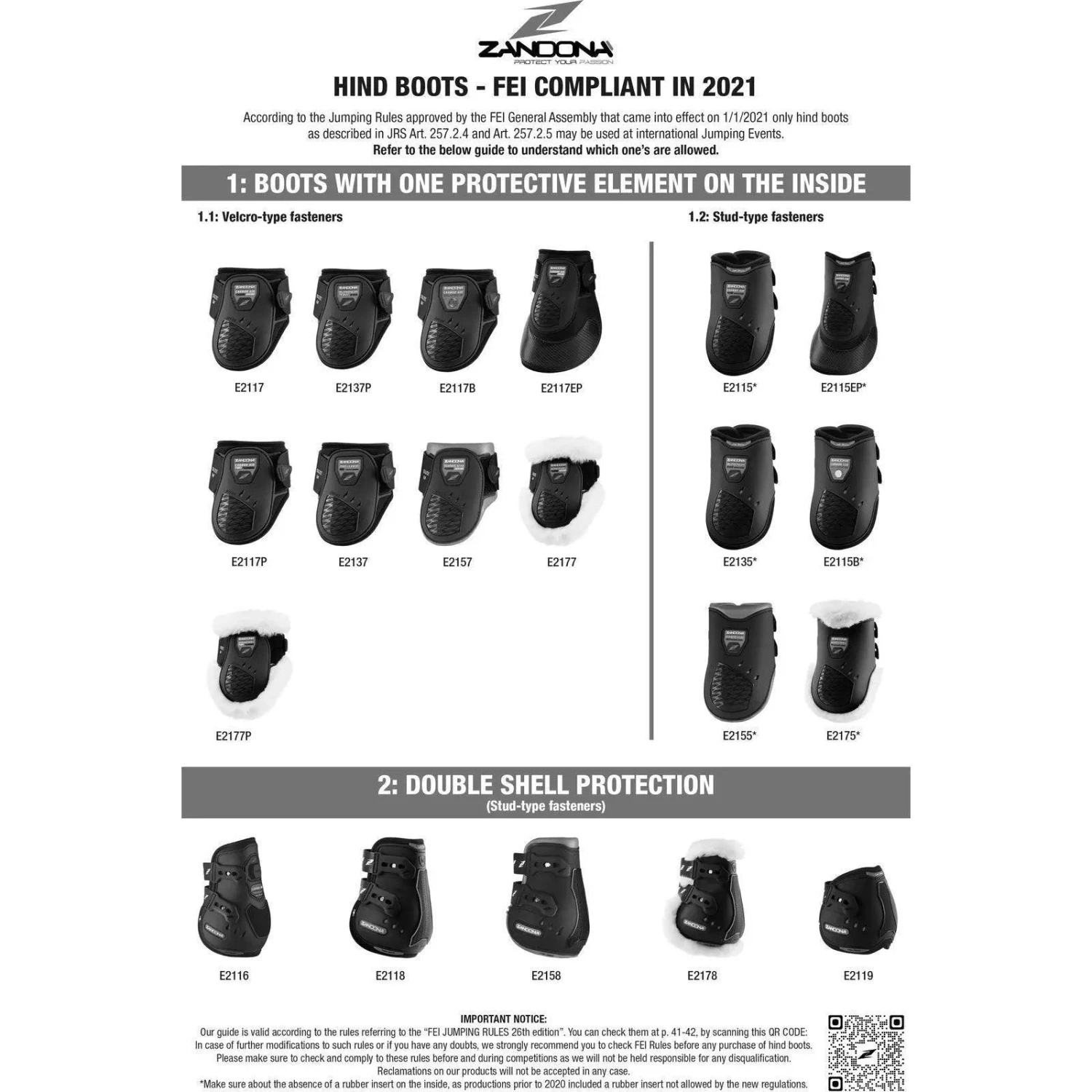 Zandona Carbon Air Techno - Fur Junior Fetlock Boots - Image 2